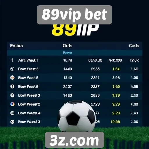 Comparação de odds no 89vip bet e concorrentes